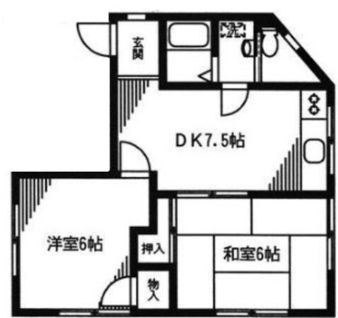 塚本ビルの物件間取画像